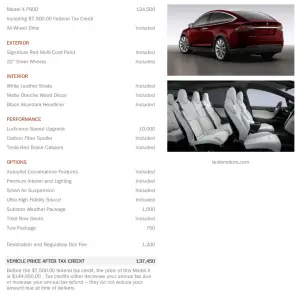 Tesla Model X - Configuratore - 14