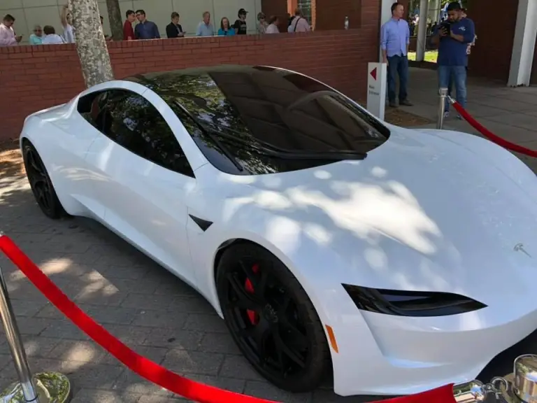 Tesla Roadster 2020 bianca - 8