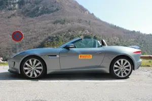 Test Pirelli Sottozero & Jaguar F-Type