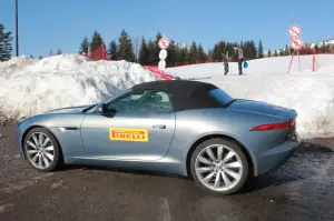 Test Pirelli Sottozero & Jaguar F-Type