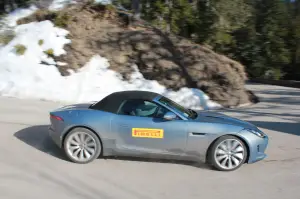 Test Pirelli Sottozero & Jaguar F-Type