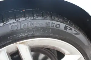 Test pneumatici Pirelli P7 Cinturato sul Campo Prove Pirelli di Vizzola Ticino
