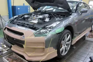 Tommy Kaira Nissan GT-R R35: la preparazione - 23