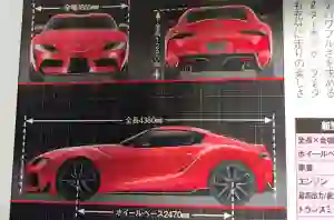 Toyota Supra MY 2019 - Foto leaked