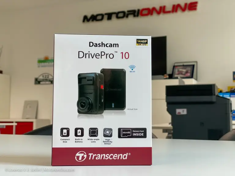 Transcend DrivePro 10 dash cam - Recensione - 3