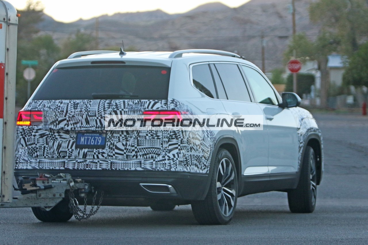 Volkswagen Atlas - Foto spia 23-8-2019