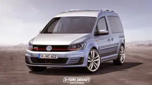 Volkswagen Caddy GTI e R rendering