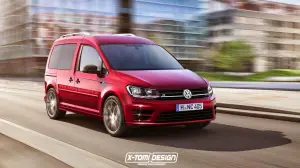 Volkswagen Caddy GTI e R rendering