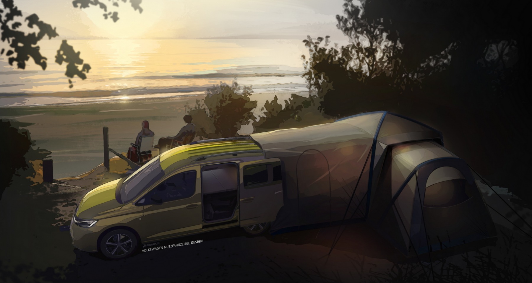 Volkswagen Caddy Mini-Camper 2021 - Teaser