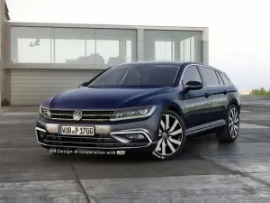 Volkswagen CC Shooting Brake rendering RM Design