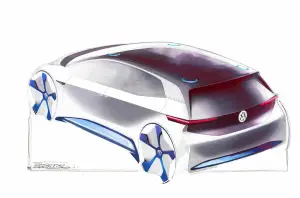 Volkswagen - Concept car elettrica - Sketch design - 1
