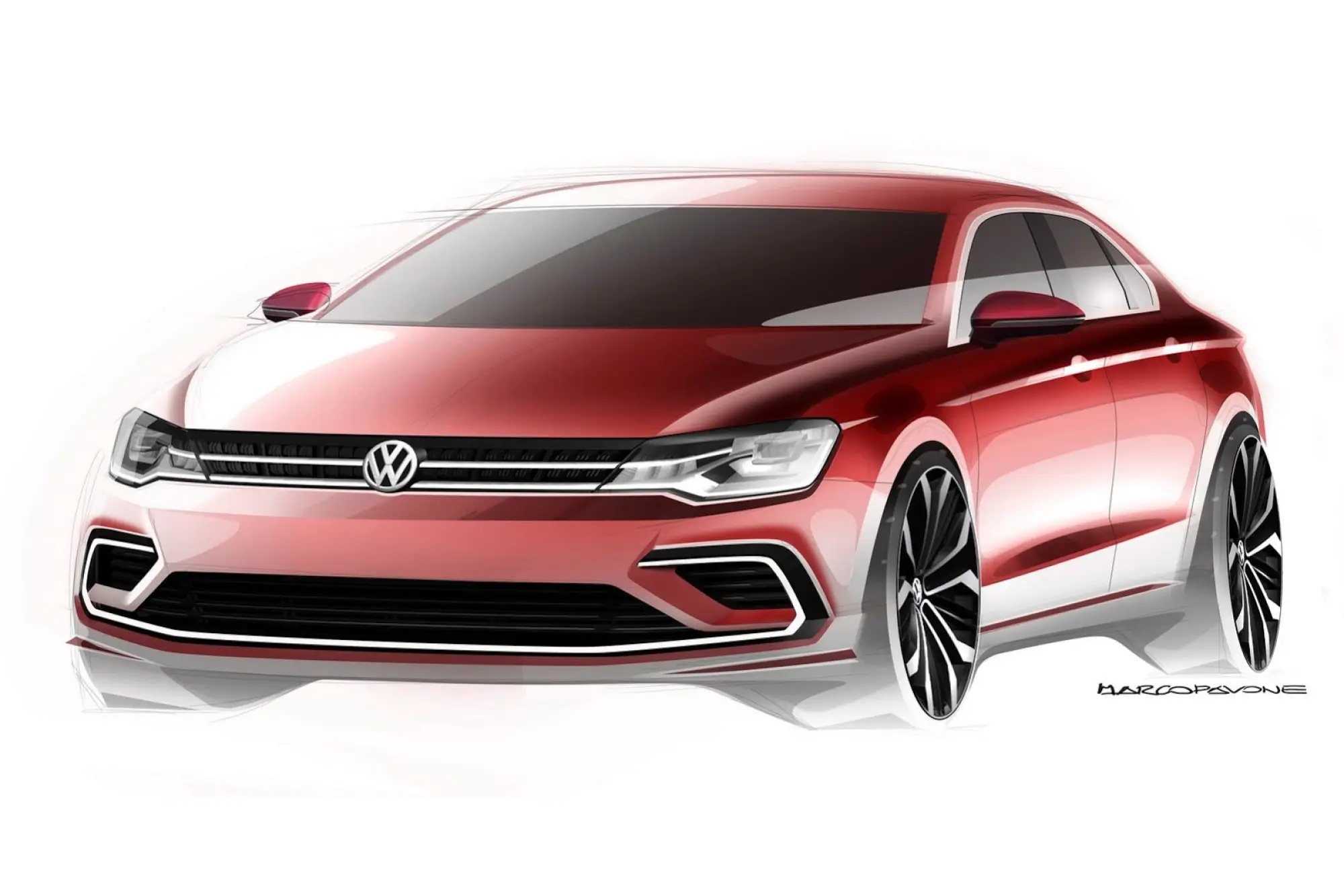 Volkswagen coupe medio concept - 1