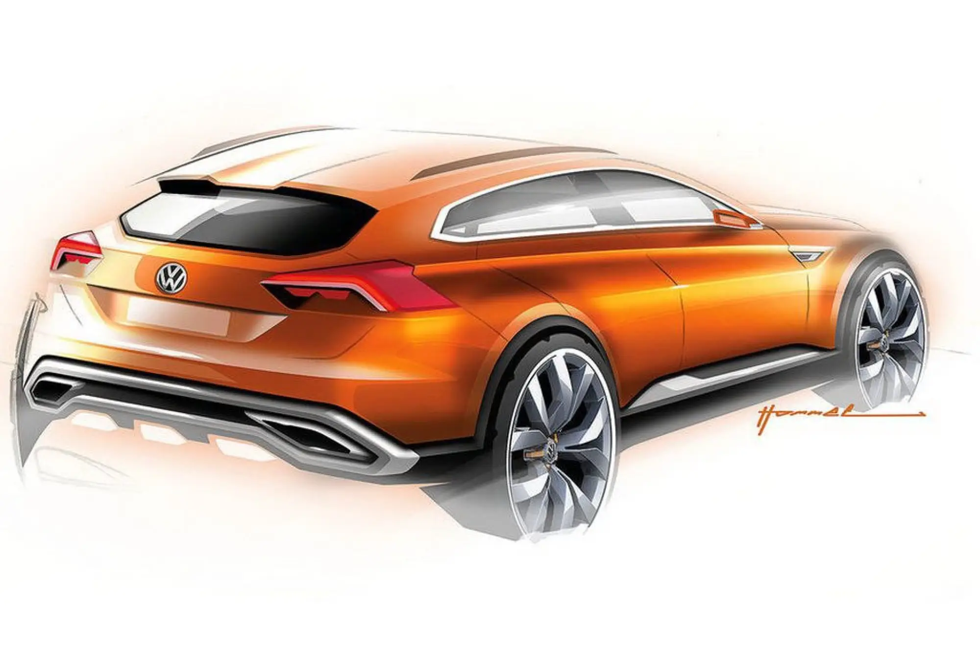Volkswagen CrossBlue Coupe Concept - Anteprima - 3
