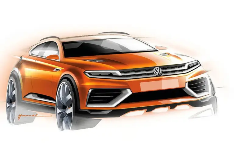 Volkswagen CrossBlue Coupe Concept - Anteprima - 4