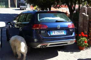 Volkswagen Golf Alltrack Prova su strada 2016