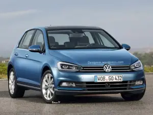 Volkswagen Golf MY 2017 - rendering by RM.Design