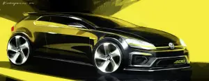 Volkswagen Golf R 400 concept prime immagini - 2