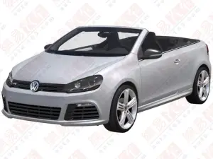 Volkswagen Golf R Cabriolet bozzetti