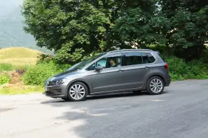 Volkswagen Golf Sportsvan, Prova su strada 2015