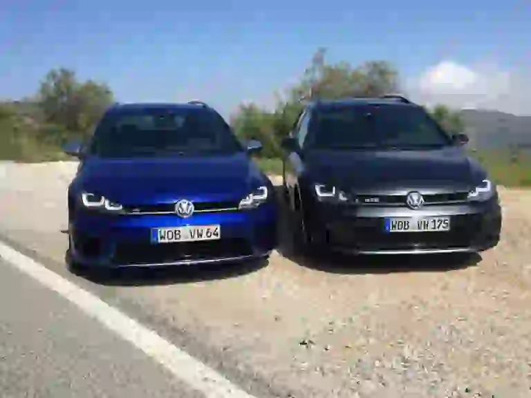 Volkswagen Golf Variant Alltrack, GTD, R: primo contatto - 48