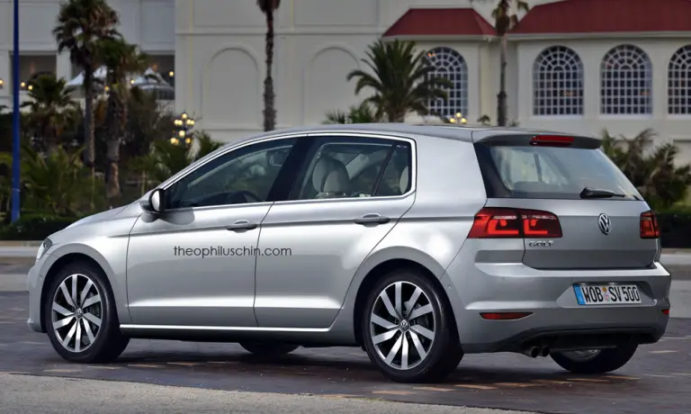 Volkswagen Golf VIII (rendering) - 2