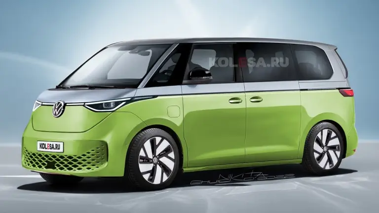 Volkswagen ID.Buzz by Kolesa render - 3