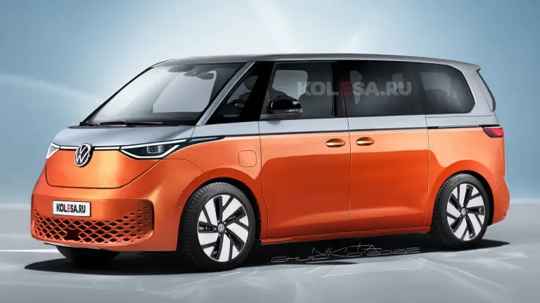 Volkswagen ID.Buzz by Kolesa render - 2