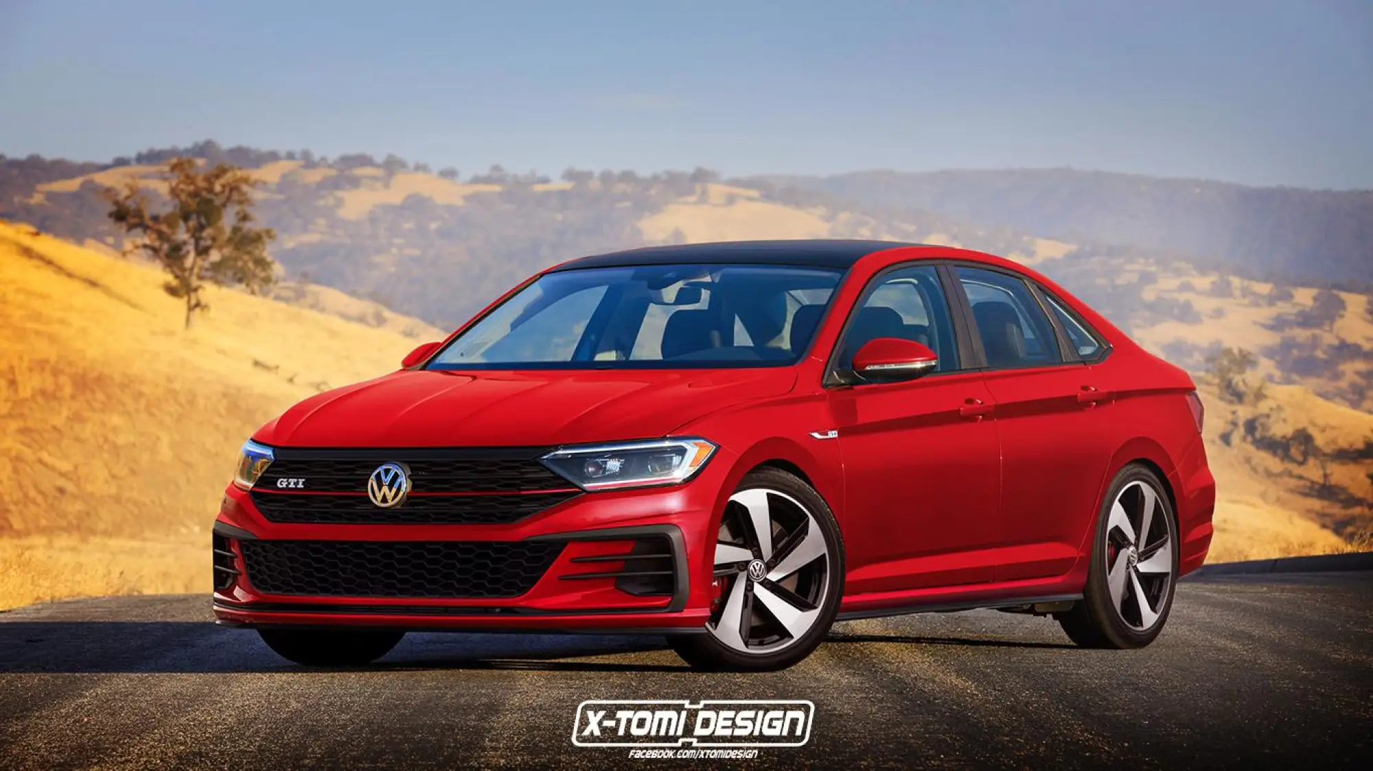 Volkswagen Jetta MY 2019 GTI, R e Sportwagon - Rendering - 1