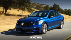 Volkswagen Jetta MY 2019 GTI, R e Sportwagon - Rendering - 2