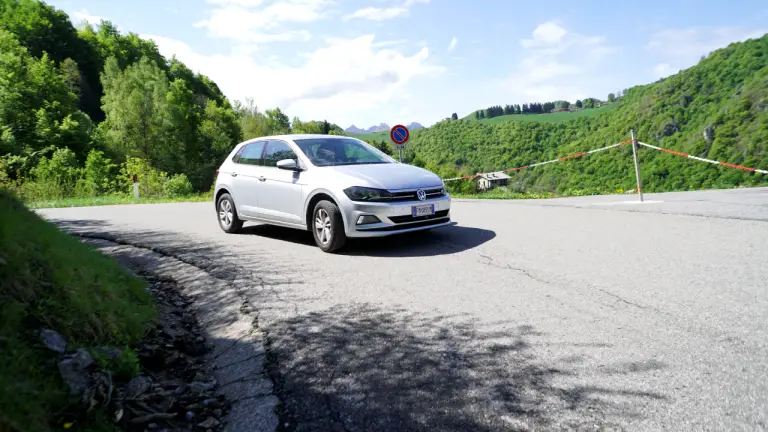 Volkswagen Polo TGI Prova su strada 2018 - 62