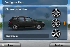 Volkswagen Touareg Challenge per iPhone