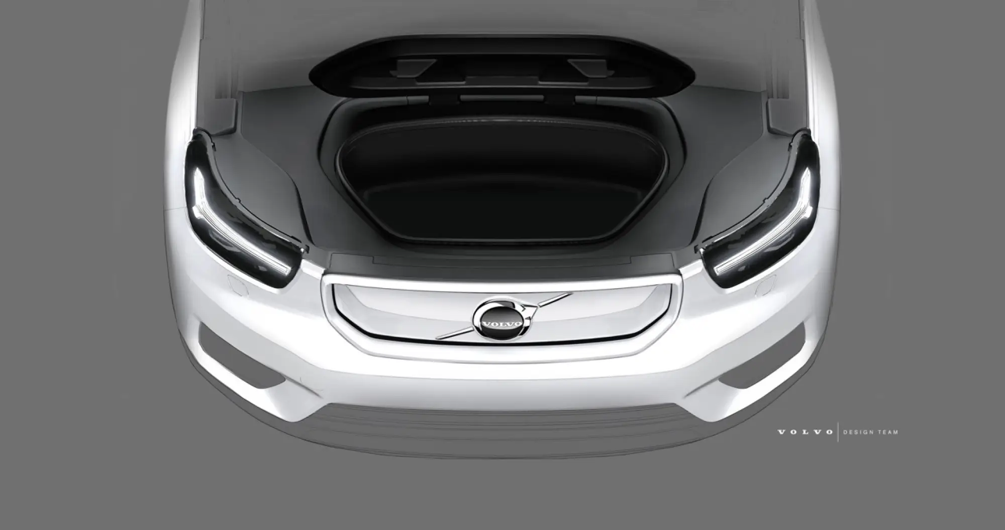 Volvo XC40 elettrica - Sketch - 3