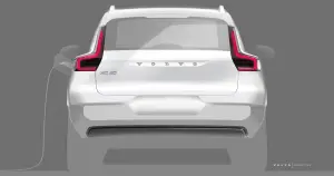 Volvo XC40 elettrica - Sketch