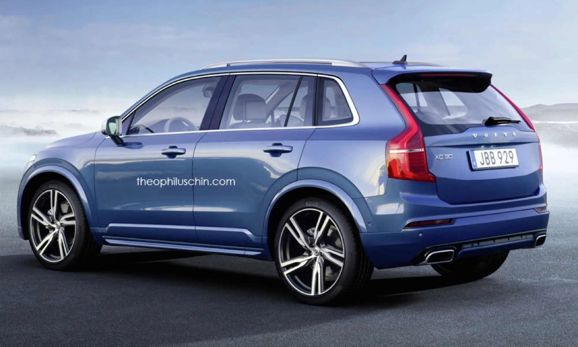 Volvo XC40 - Rendering by Theophilus Chin - 2