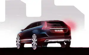 Volvo XC60 e S60 - Primi bozzetti nuovo design