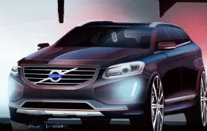 Volvo XC60 e S60 - Primi bozzetti nuovo design