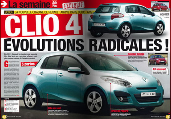 Nuova Renault Clio: immagini computerizzate esclusive