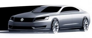 Volkswagen mostra sketch ufficiale della sua nuova sedan