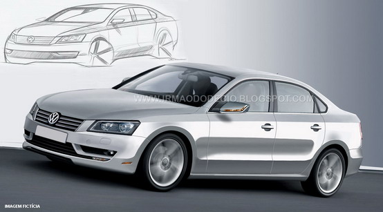 Nuovo rendering della Volkswagen Passat “made in the USA”