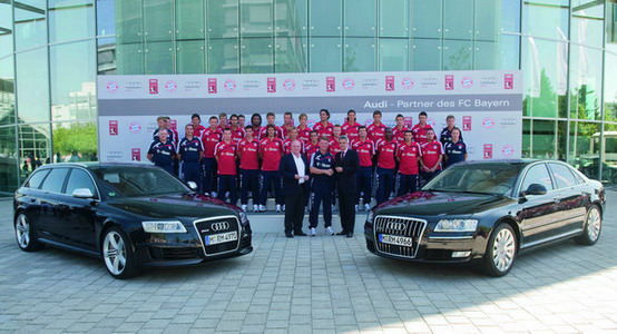 Calcio e motori: Audi compra il 9,1% delle quote del Bayern Monaco
