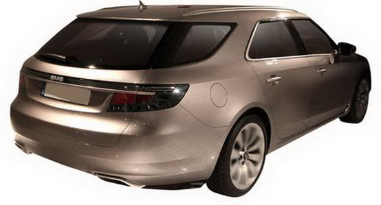 Rendering della Saab 9-5 SportCombi. Vedrà mai la luce?