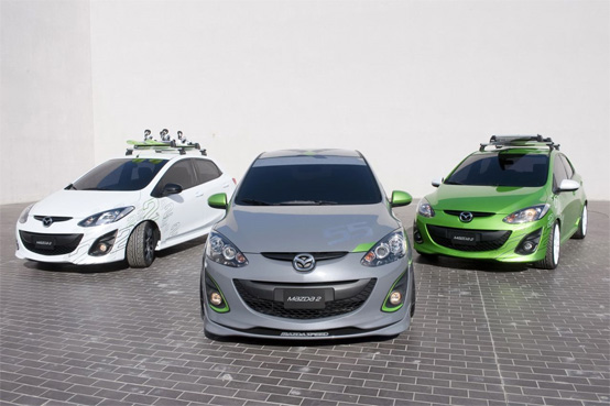Mazda2: tre concept sportive al Salone di Los Angeles