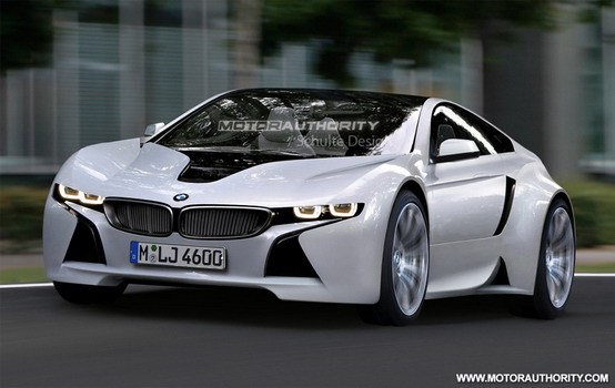 Immagine renderizzata di una sportiva basata sulla BMW EfficientDynamics Concept