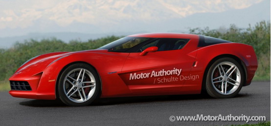 Rendering della prossima Chevrolet Corvette C7 2013