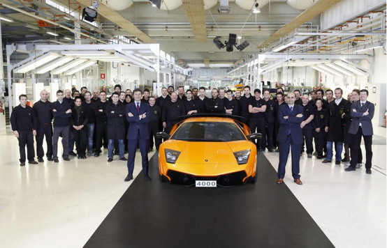 Lamborghini ha costruito la Murcielago numero 4.000