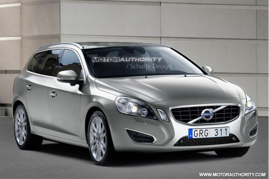 Volvo V60 station wagon: rendering e nuovi dettagli