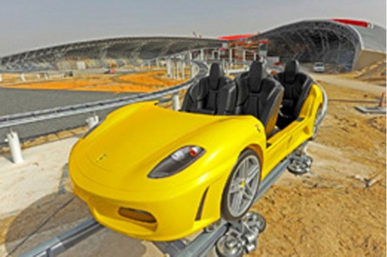 Ferrari World: le montagne russe più veloci del mondo