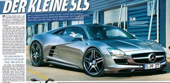 Mercedes SLS AMG: la versione piccola sarà ibrida