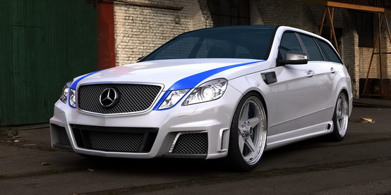 Mercedes E63 AMG, la station wagon rivista e ripensata da GWA-Tuning