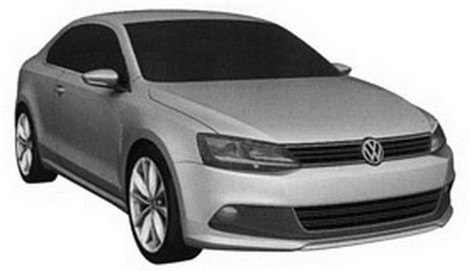 Volkswagen Jetta Coupé, i bozzetti industriali